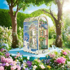 Tonecheer Giverny Garden Booknook DIY Wooden Kit