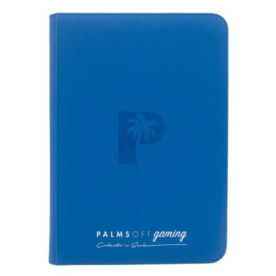 Palms Off Collector's Series Top Loader Zip Binder - 9 Pocket - Blue