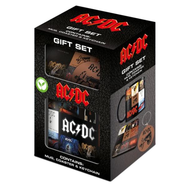 AC/DC - Classic Albums Gift Set Mug, Coaster & Keychain