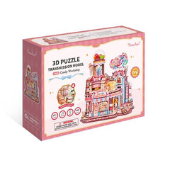 Tonecheer Candy Workshop Booknook 3D DIY Wooden Kit