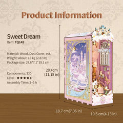 Tonecheer Sweet Dreams Booknook DIY Wooden Kit