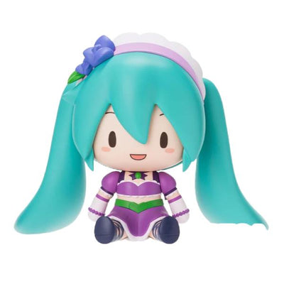 Hatsune Miku x Love and Berry Dress Up and Dance! Fuwa Petit Chibi Figure Sparkly Purple