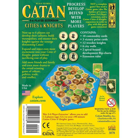Catan Cities & Knights 5&6 Player Extension Board Game
