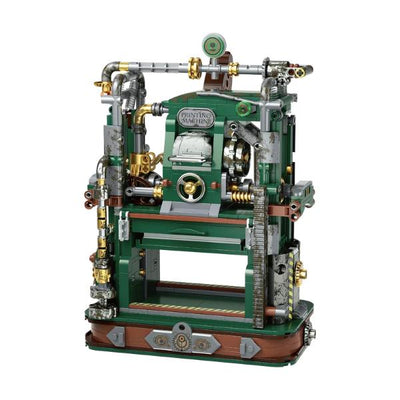 Mechanical Printing Press Building Block Kit