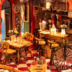 Robotime DIY Mini House Cheers Bar & Dining