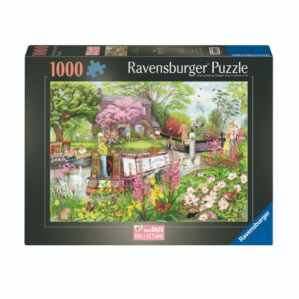 Ravensburger - Cosy Cafe No 4 River Cafe Puzzle 1000pc Puzzle