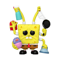 SpongeBob - SpongeBob Cleaning (Six Arms) SDCC 2025 EXC Pop! Vinyl Premium