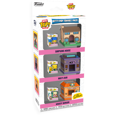 The Simpsons – Springfield Bitty Pop! Town 3-Pack