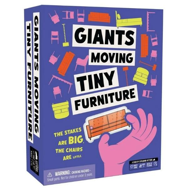 Giants Moving Tiny Furniture (By Exploding Kittens)