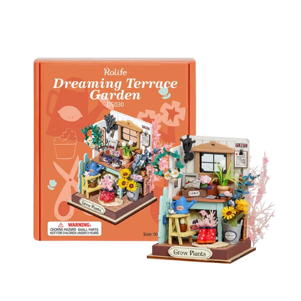 Robotime DIY Mini House Dreaming Terrace Garden
