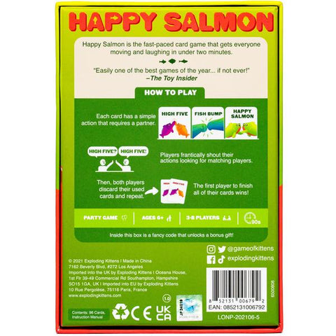 Happy Salmon Party Game (By Exploding Kittens)