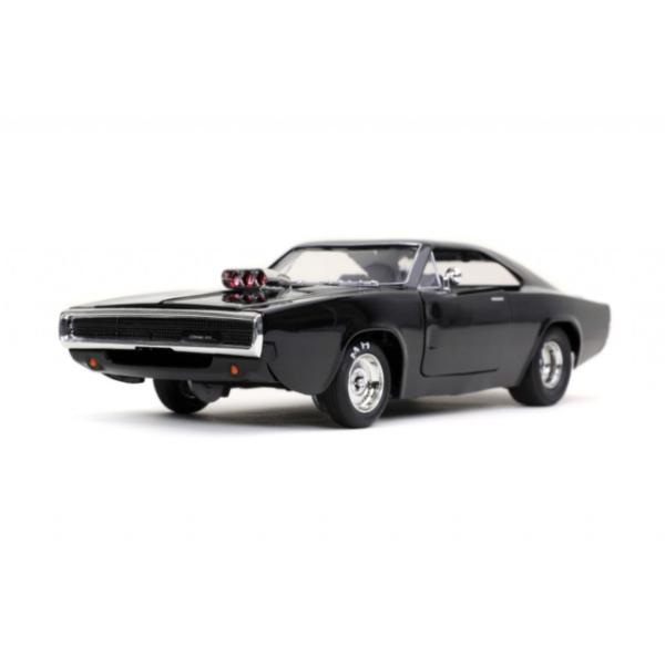 Fast and Furious 9: The Fast Saga - 1970 Dodge Charger Black 1:24 Scale Hollywood Ride