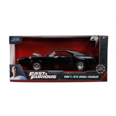 Fast and Furious 9: The Fast Saga - 1970 Dodge Charger Black 1:24 Scale Hollywood Ride