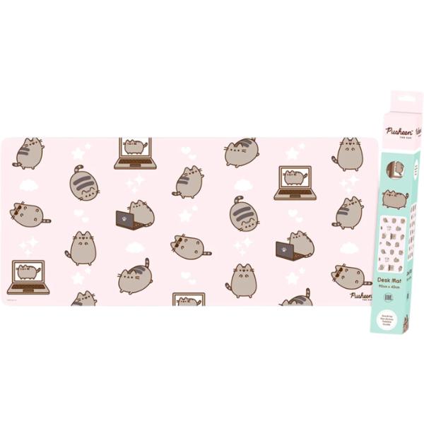 Pusheen - Purple Pattern XXL Gaming Mat