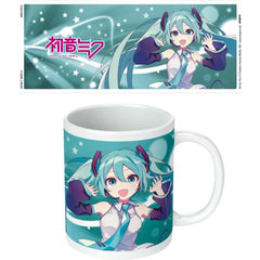 Hatsune Miku - Blue White Mug