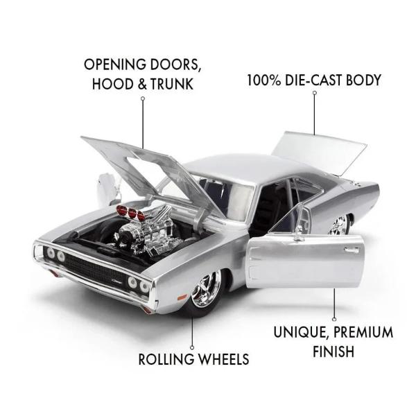 Fast & Furious – Dom’s 1970 Dodge Charger Anniversary Diecast 1:24 Scale