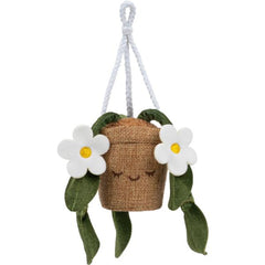 Greenhouse by Russ 6" - Dorothea the Hanging Plant with Flowers