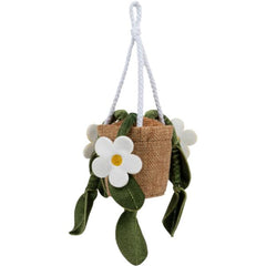 Greenhouse by Russ 6" - Dorothea the Hanging Plant with Flowers