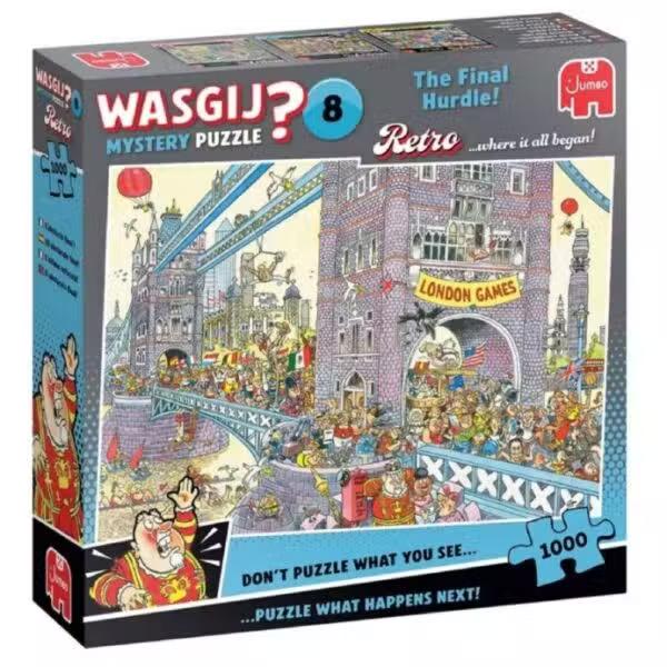 Wasgij? Jumbo Retro Mystery #8 Final Hurdle 1000pc Jigsaw Puzzle