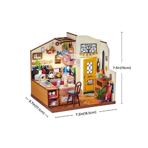 Robotime DIY Mini House Homey Kitchen - NEW