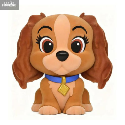 Disney Lady & the Tramp – Lady Flocked Figural PVC Money Bank