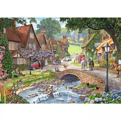 Ravensburger – Leisure Days Lazy Days By The Stream Puzzle 1000pc Jigsaw Puzzle