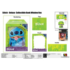 Disney Lilo & Stitch - Stitch w/Lollipop 18'' Figural Bank