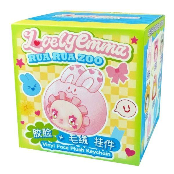 Lucky Emma Rua Rua Zoo Vinyl Face Plush Keychain Blind Box