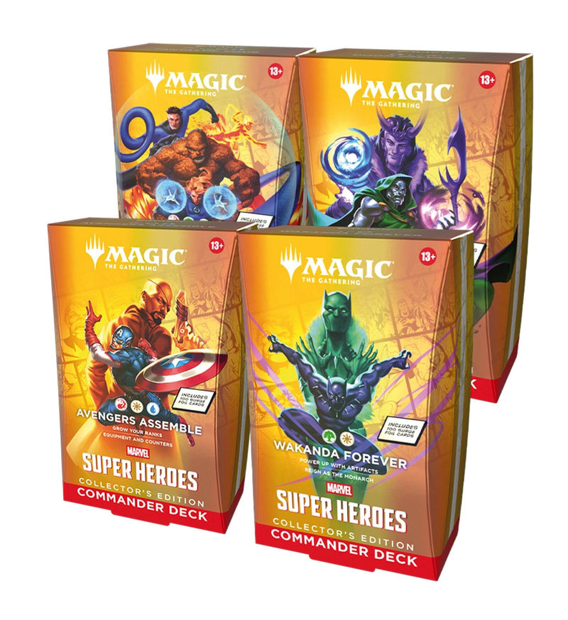 Magic the Gathering Marvel Super Heroes Collector Commander Deck (Random)