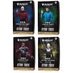 Magic the Gathering Star Trek Commander Decks (4 Decks Per Display)