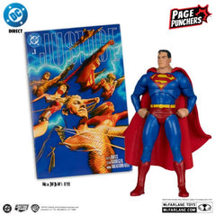 DC Direct – Superman Justice Page Punchers 7" Chase Version Figure with Comic