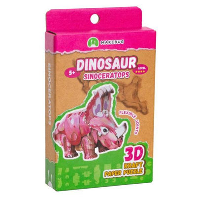 Makebug - 3D Kraft Paper Puzzle Sinoceratops
