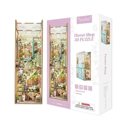 Tonecheer Flower Shop Booknook DIY Wooden Kit