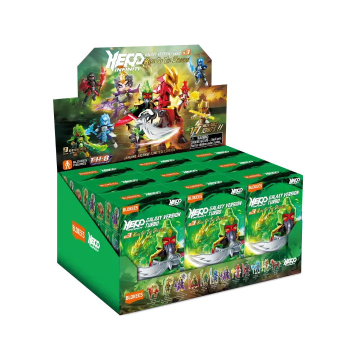 Blokees Figures Herospire Galaxy Version Turbo 03 - Rise of the Dragon Blind Box