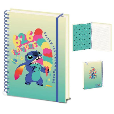 Disney Lilo And Stitch - 626 Flavours A4 Wiro Notebook