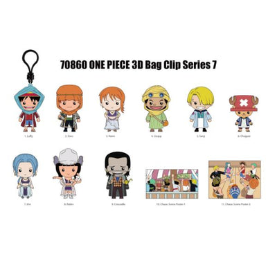 One Piece – 3D PVC Bag Clips Series 7 Blind Bag