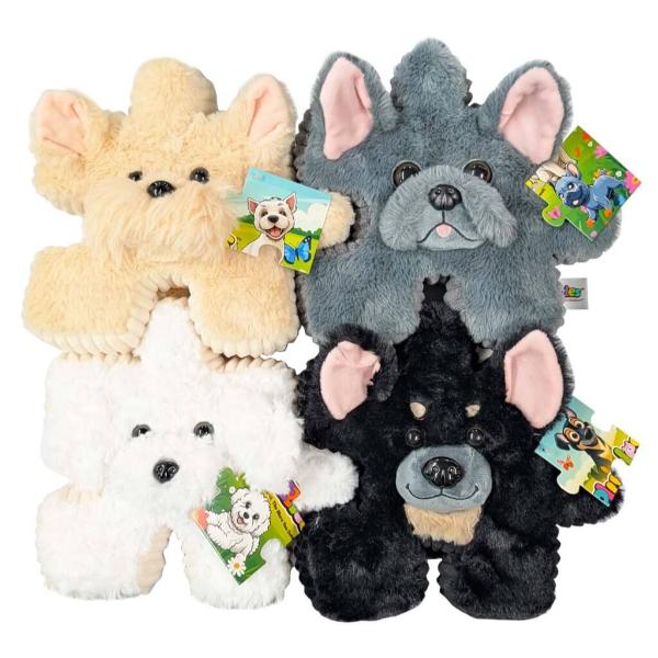 Pluzzles - Puppies Chloe & Friends Plush Puzzle Assorted 1pc Approx. 8inch