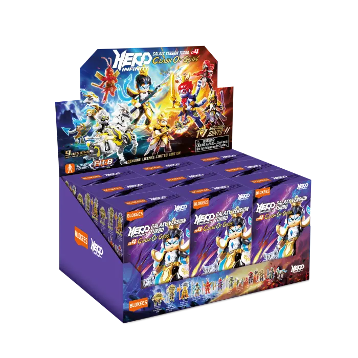 Blokees Figures Herospire Galaxy Version Turbo 04 - Clash of Gods Blind Box