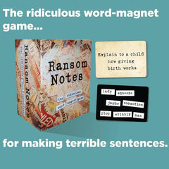 Ransom Notes Ridiculous Word Magnet Game
