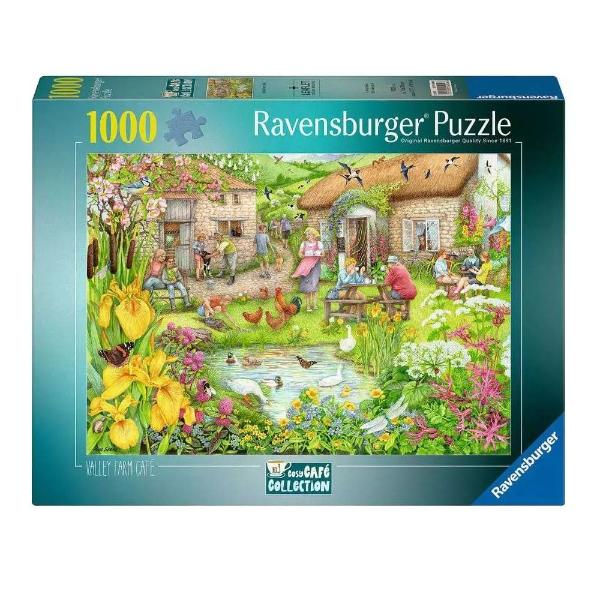 Ravensburger - Cosy Cafe No 3 Farm Cafe Puzzle 1000pcs