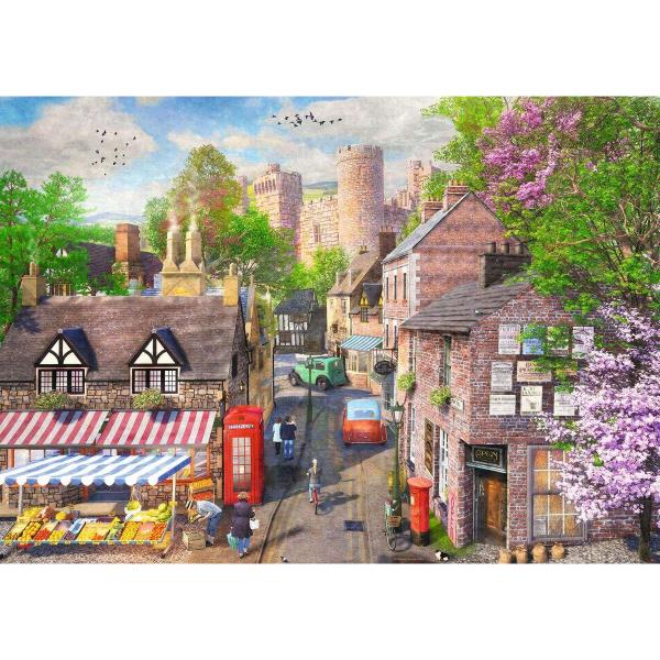 Ravensburger - Down the Lane No. 5 Castle Lane 1000pc Jigsaw Puzzle