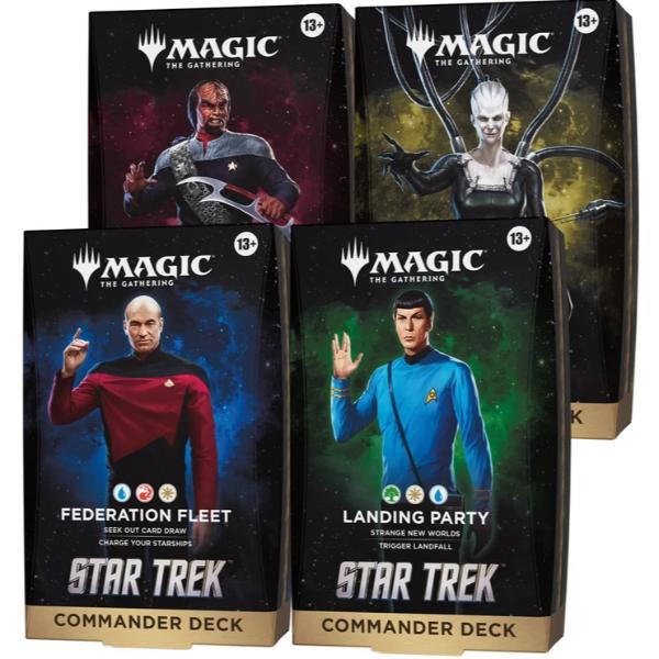 Magic the Gathering Star Trek Commander Decks (4 Decks Per Display)