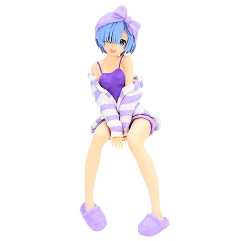 Re:ZERO Starting Life in Another World Noodle Stopper Figure Rem Room Wear Purple Color Version
