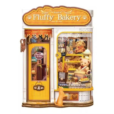 Robotime DIY Bookends Kit Fluffy Bakery