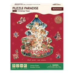 Robotime Christmas Town 200pc Puzzle
