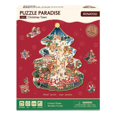 Robotime Christmas Town 200pc Puzzle