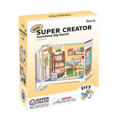 Robotime DIY Plastic Superstore Mini Sunshine Sip Porch
