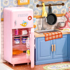 Robotime DIY Plastic Superstore Mini Homely Baking Kitchen