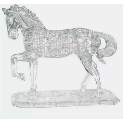 3D Ctystal Puzzle - Clear Horse