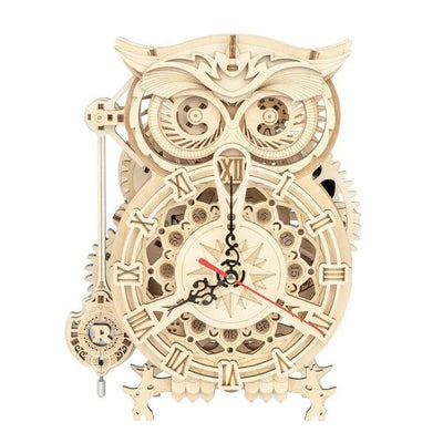 Robtime Mechanical Models Owl Clock